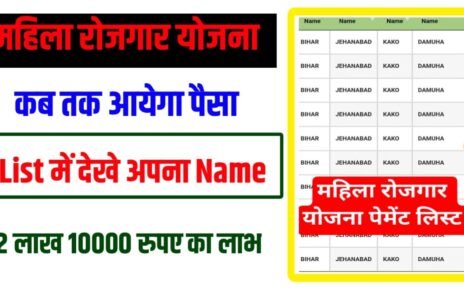 Mahila Rojgar Yojana Payment Check Kaise Kare 2025